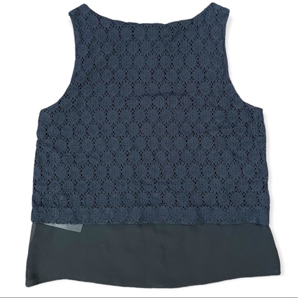 Banana Republic Lace and sheer Layered Sleeveless Top sz S - Picture 3 of 11